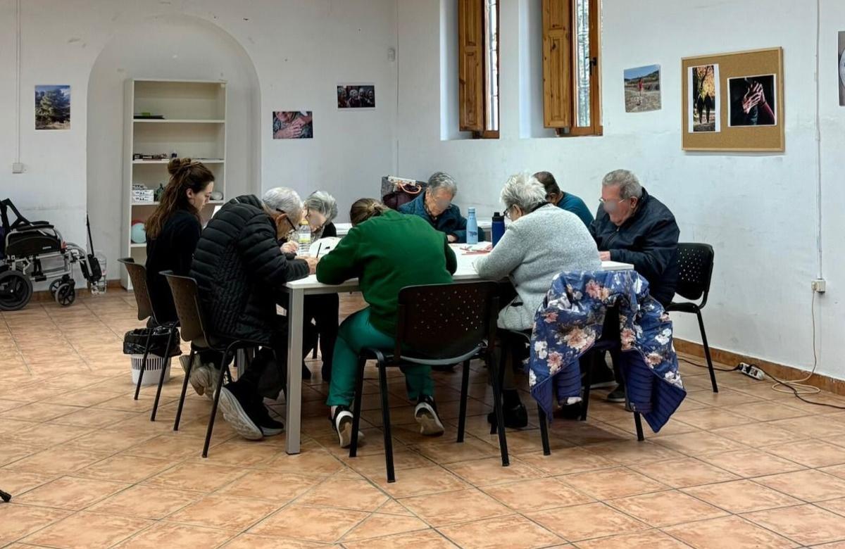 Participantes del nuevo servicio durante una actividad.
