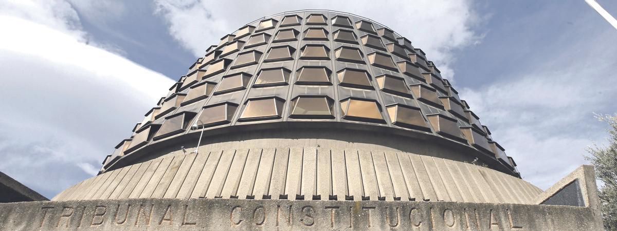 Una imagen de la fachada del Tribunal Constitucional