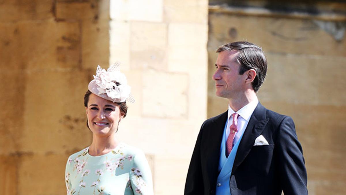 Pippa Middleton y James Mathews en la boda del Príncipe Harry y Meghan Markle