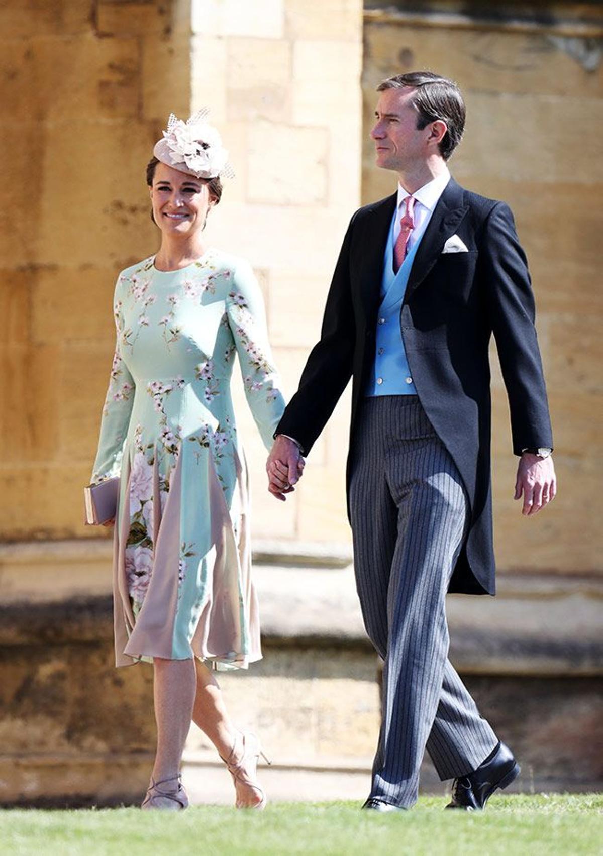 Pippa Middleton y James Mathews en la boda del Príncipe Harry y Meghan Markle