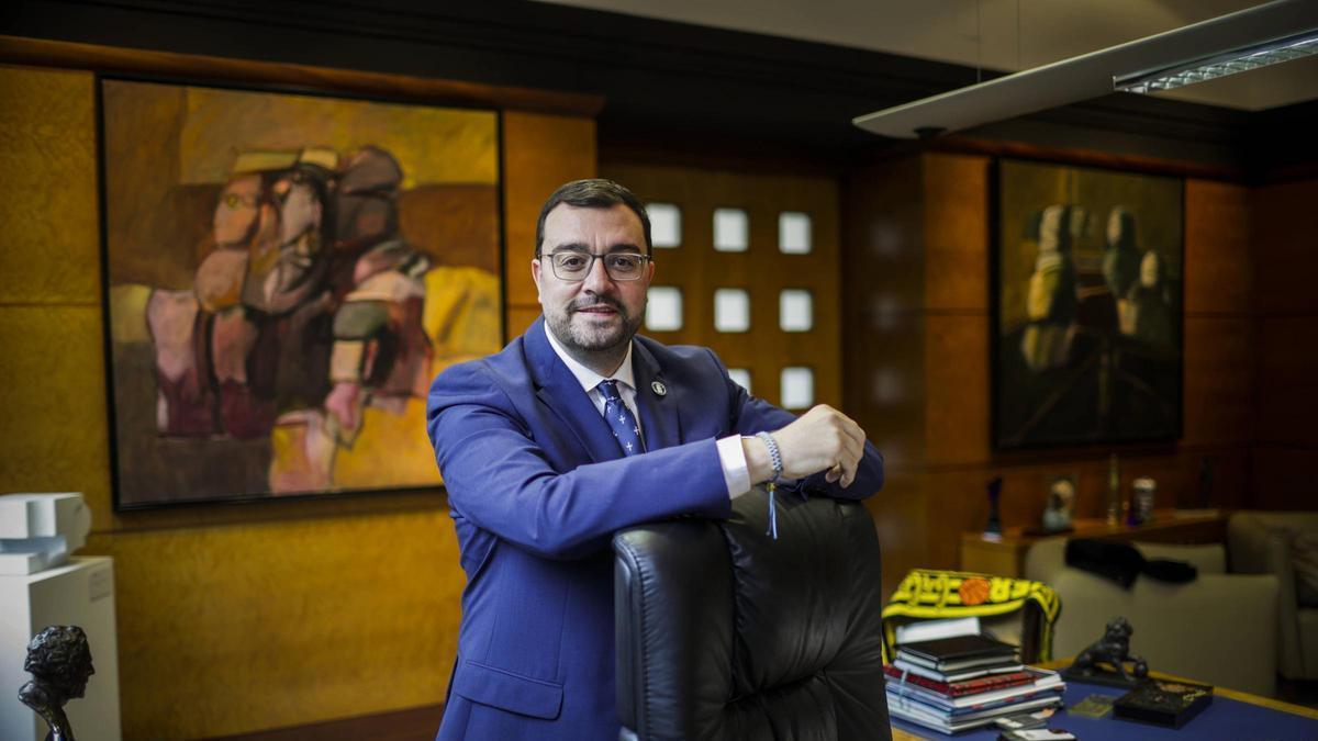 Adrián Barbón, presidente del Principado de Asturias:  La reindustrialización ha avanzado más lento de lo que debería 