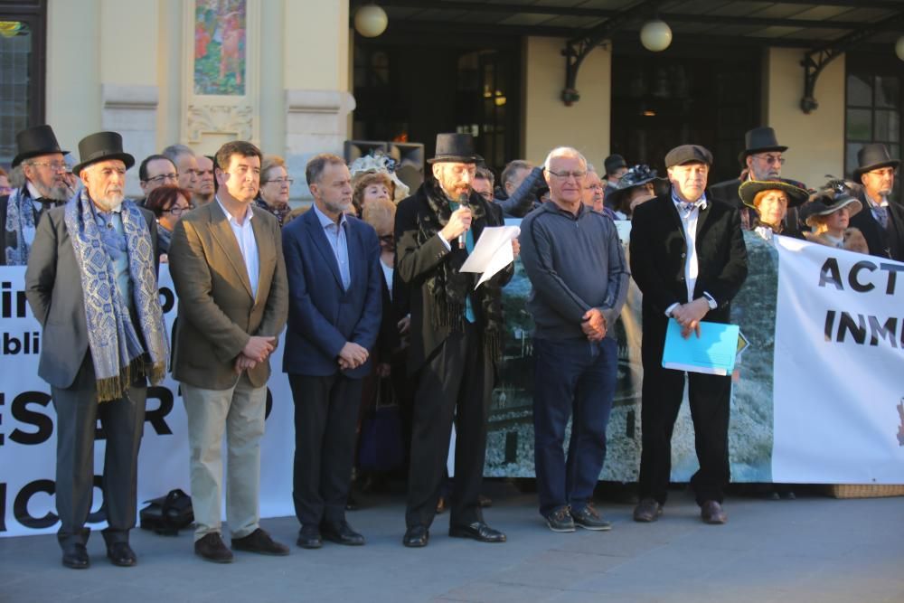 Protesta de Teruel Existe en València