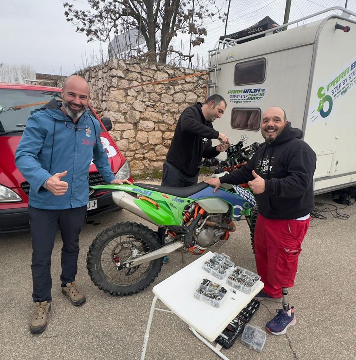 Carlos Blanco, junto a Aitor Gamarra. | CEDIDA