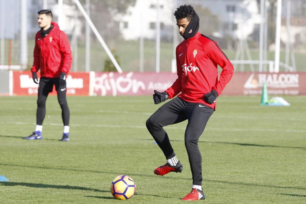 Entrenamiento del Sporting