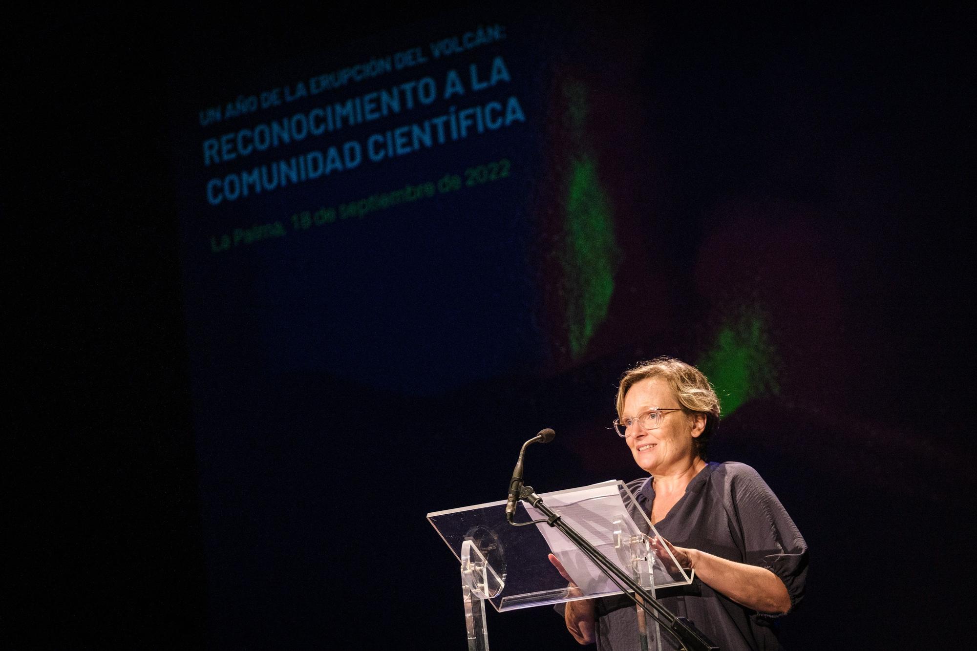 Acto institucional por el aniversario de la erupción de La Palma