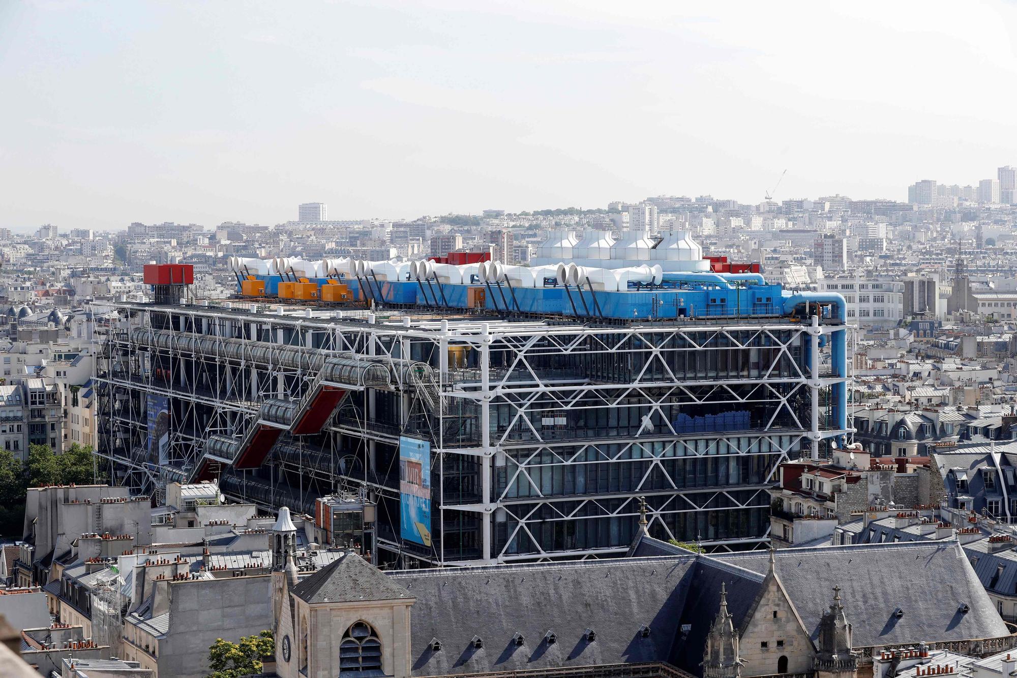 El Centro Pompidou de París.