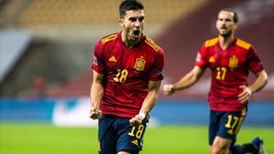 lmendiola55906451 celebrate score ferran torres of spain during the uefa natio201118193127