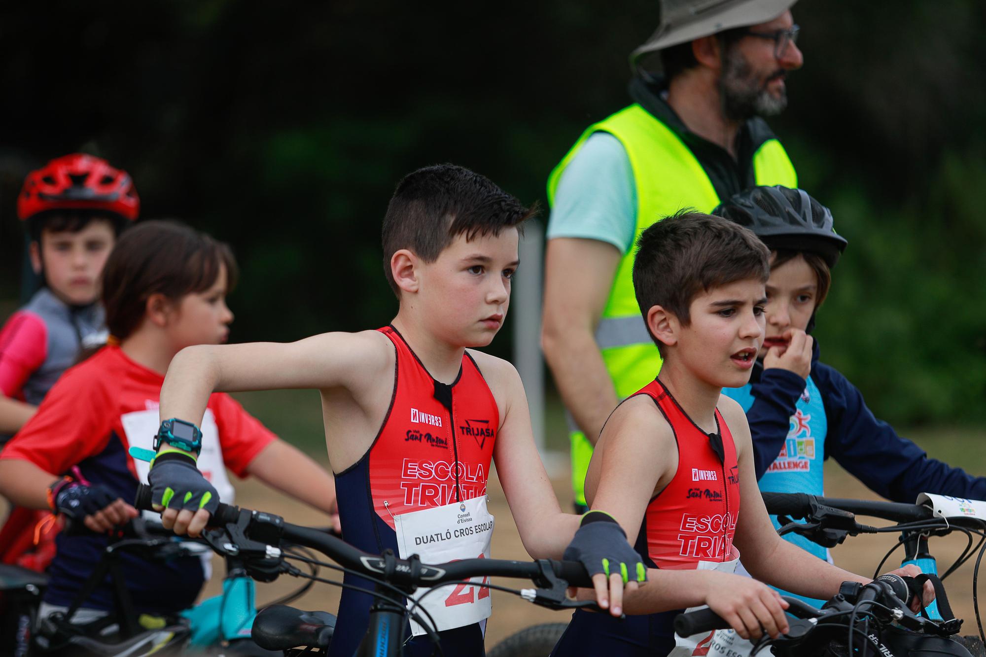 Duatlón escolar en Can Truy