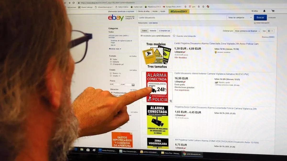 Posible multa por poner un cartel de alarma en casa sin tener el servicio contratado: hasta 100.000 euros