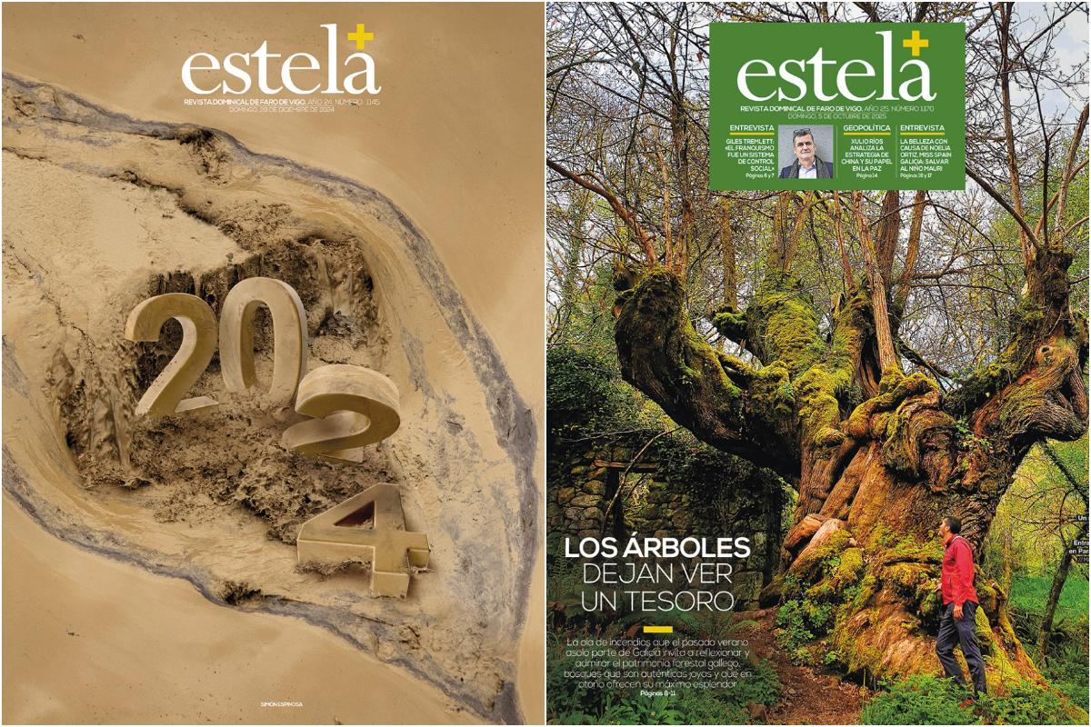 Portadas del suplemento Estela.