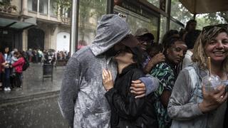 La lluvia (en forma de tormenta) regresa a Barcelona