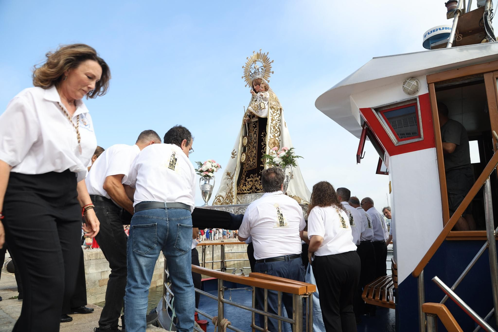 Procesión de la Virgen del Carmen en A Coruña