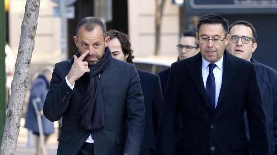 Bartomeu y Rosell declaran por estafa por el fichaje de Neymar en la Audiencia Nacional