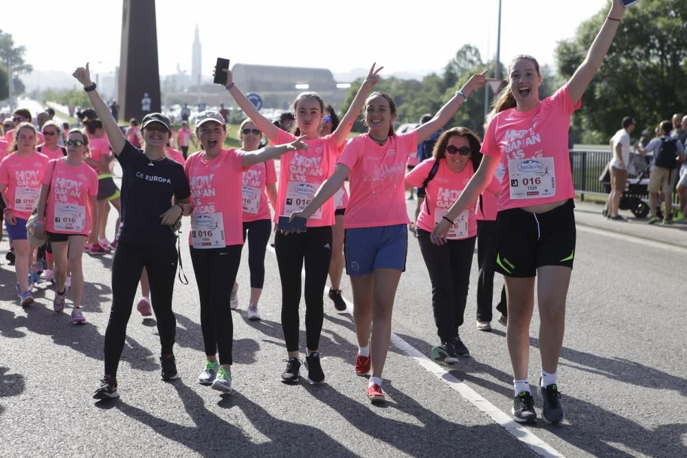 Carrera de la mujer en la zona este de Gijón.