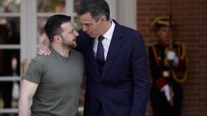 Volodímir Zelenski y Pedro Sánchez