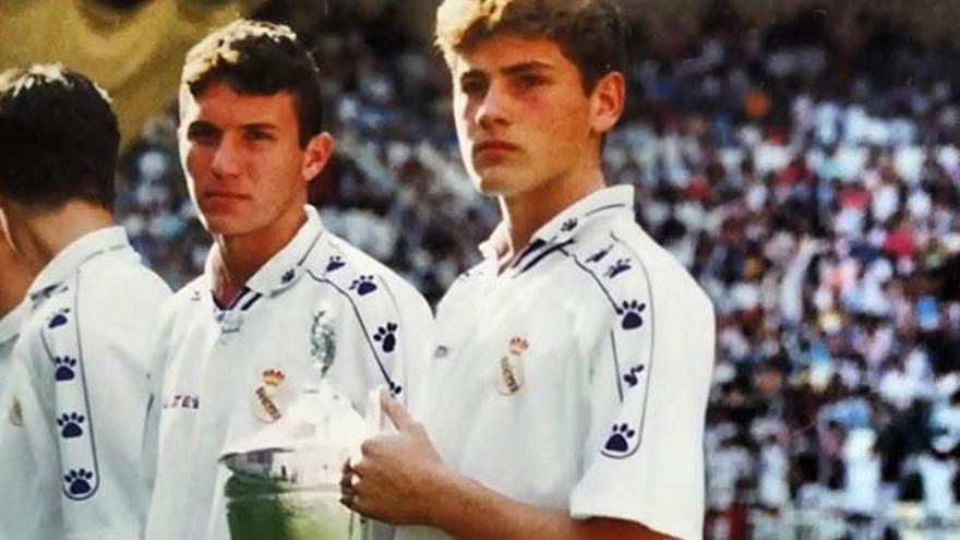 Iker Casillas, sus primeras victorias con el infantil del Real Madrid.
