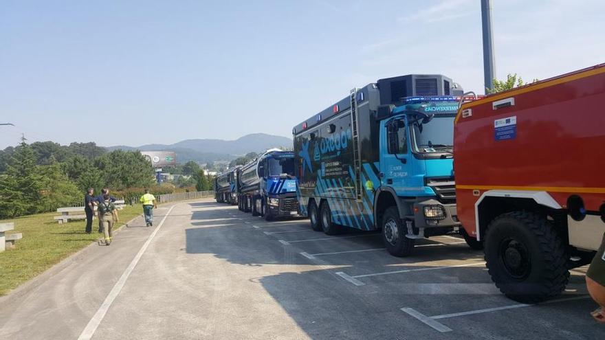 Galicia tiende una mano a Portugal contra el devastador incendio