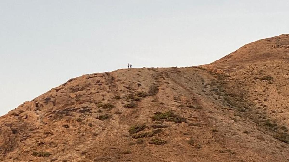 Denunciados por ascender a la cima de Tindaya en Fuerteventura