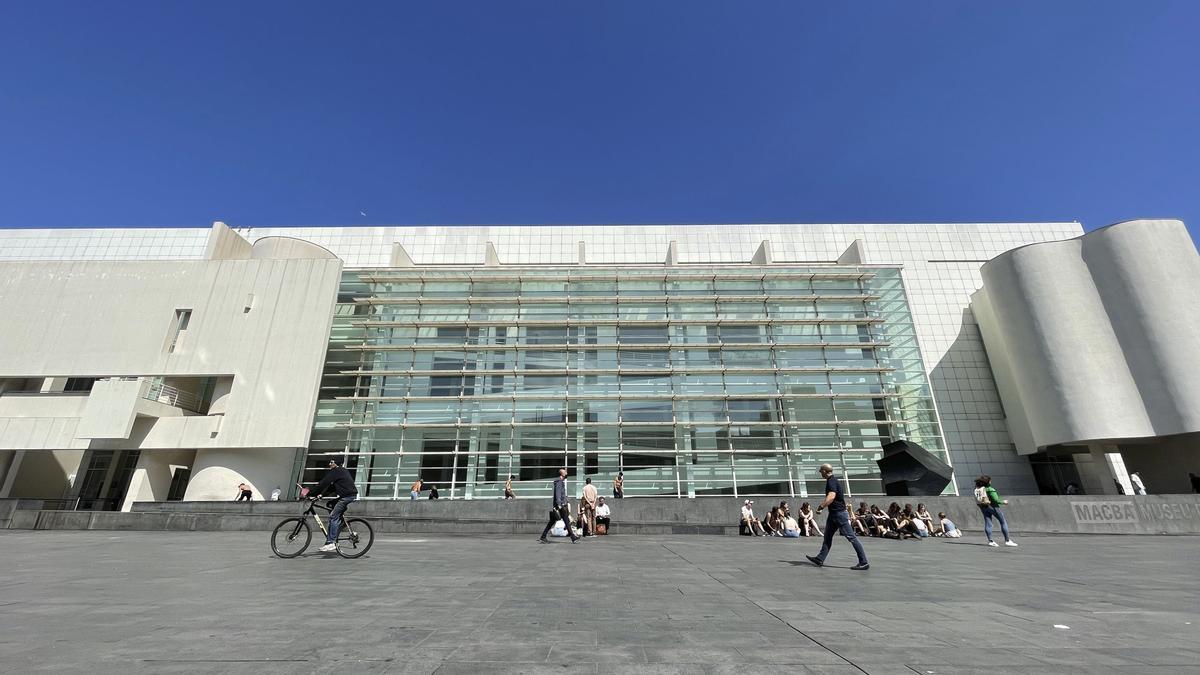 El Macba, en la plaza dels Àngels de Barcelona.