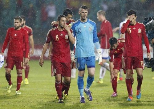 Imágenes del partido entre Luxemburgo y España