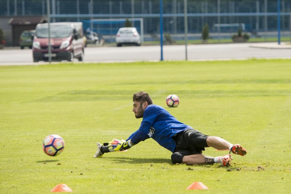 Entrenamiento del Real Oviedo