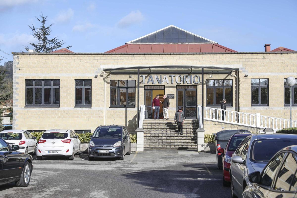 Exterior del tanatorio de la Funeraria San Pedro