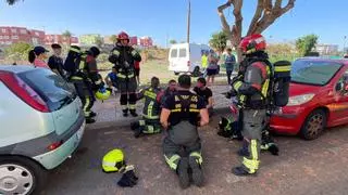 Dos heridos en el incendio de una vivienda en Gran Canaria