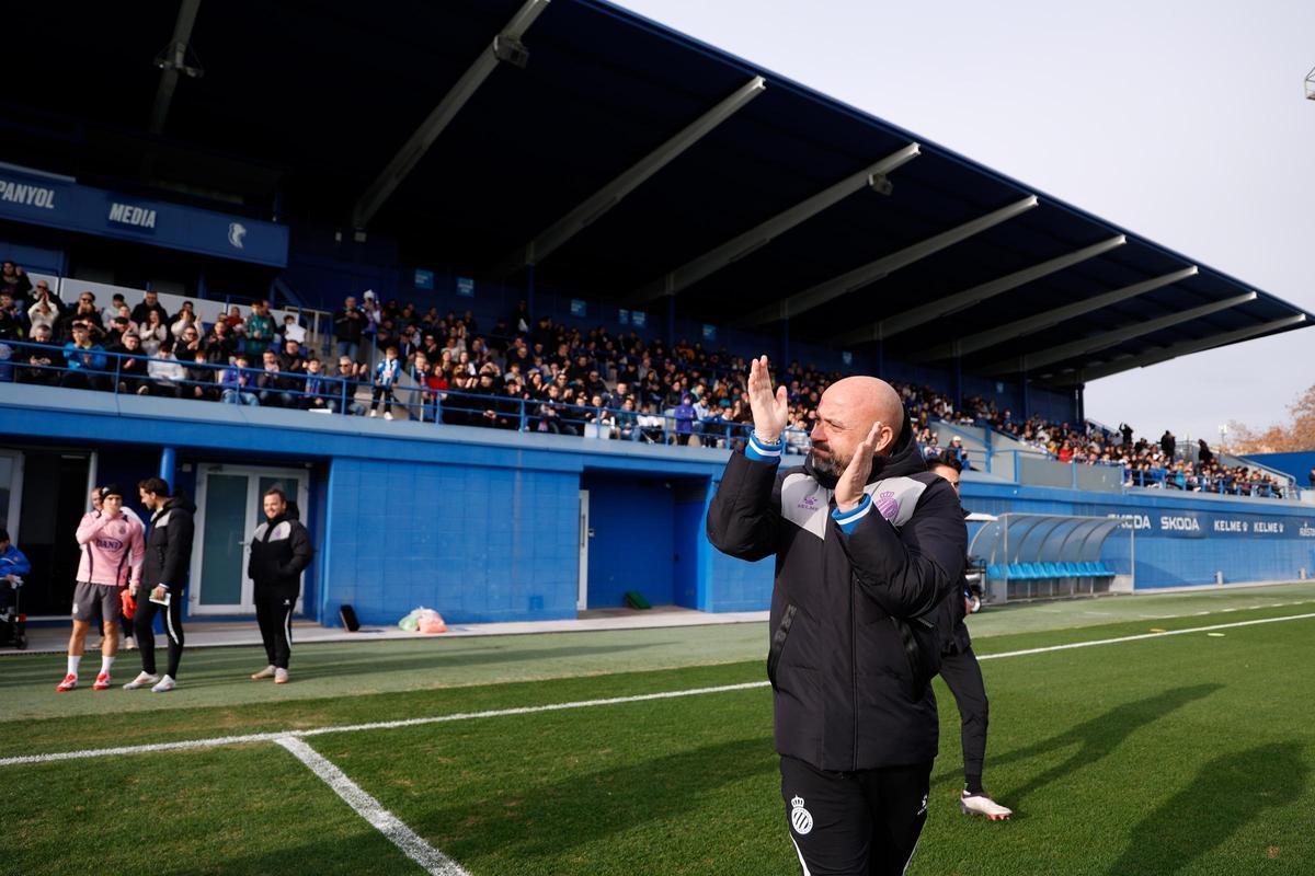 Manolo González, entrenador del RCD Espanyol