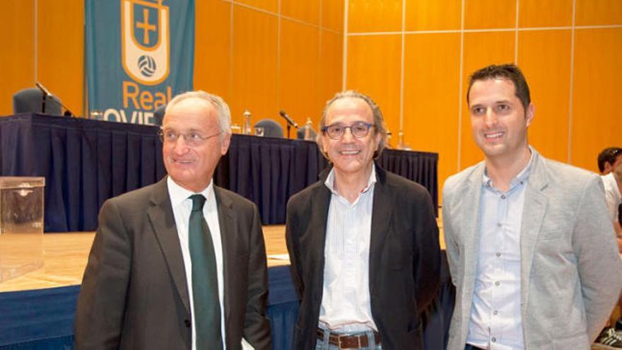 Los consejeros Sabino López, Toni Fidalgo y Juan Ramón González.