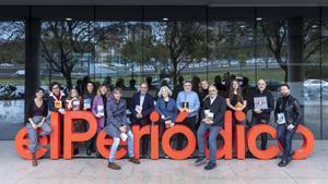 Los autores de El Periódico se preparan para Sant Jordi