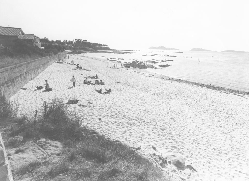 Playa de Fuchiños, en Canido (Vigo).