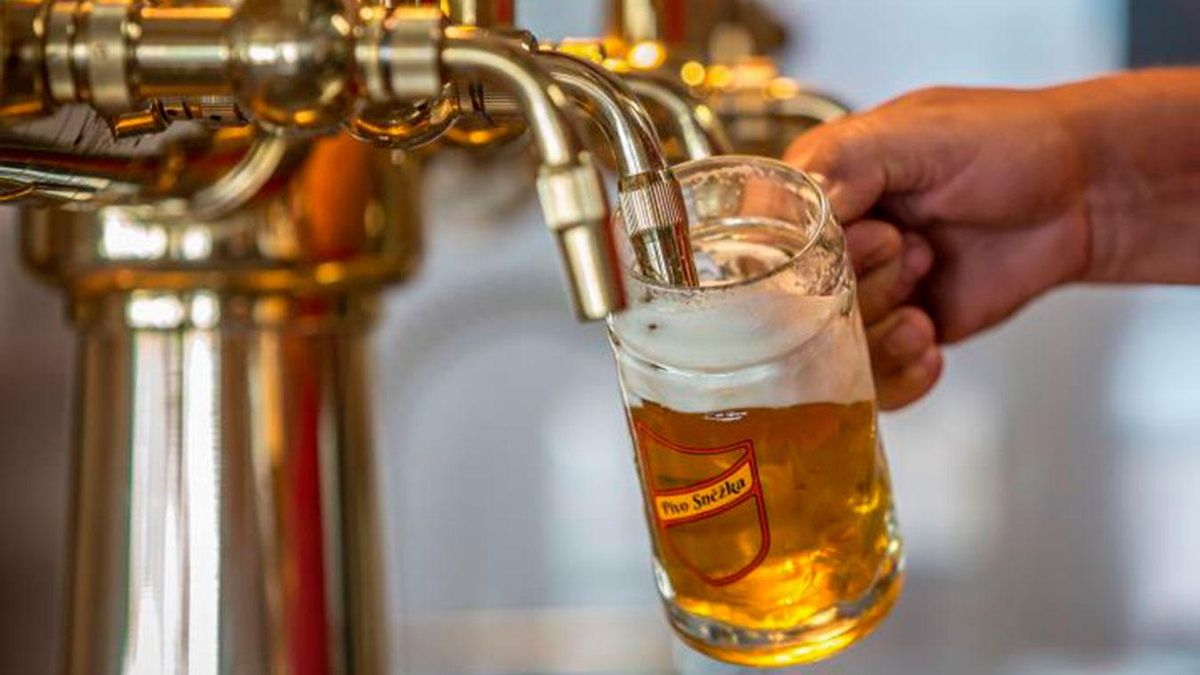 un tirador de cerveza.