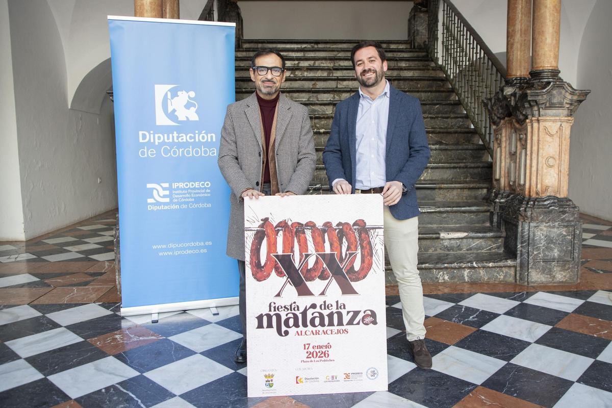Presentación del cartel de la 20ª Fiesta de la Matanza de Alcaracejos.