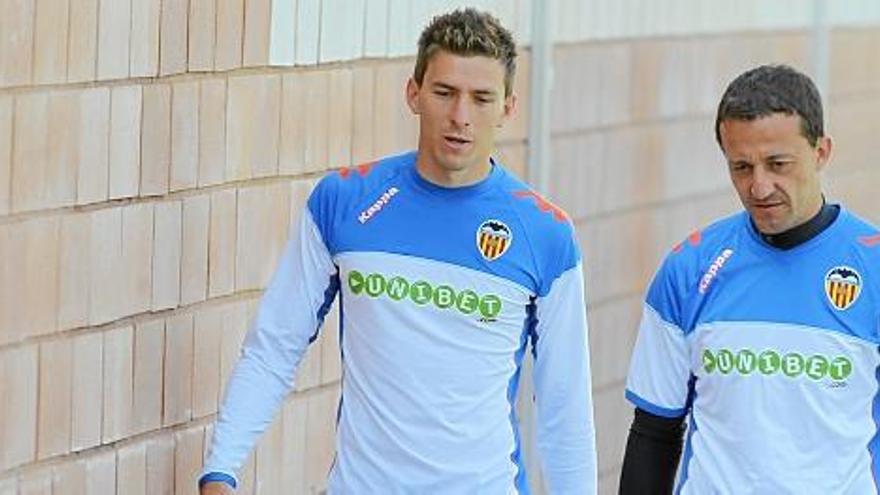 Guaita y César compartieron vestuario en el VCF.