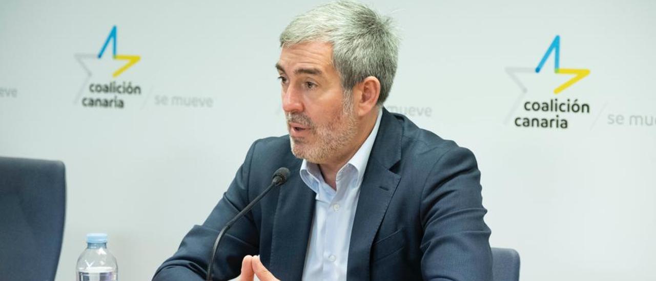 Fernando Clavijo, secretario general de Coalición Canaria.