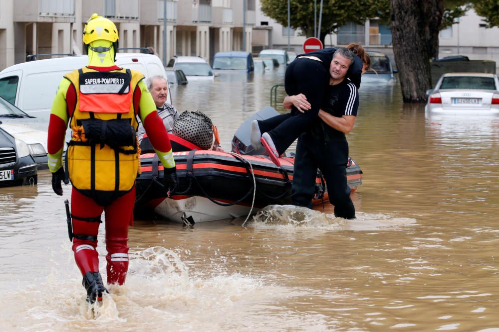 Així ha estat el pas de la tempesta Leslie pel sud de França