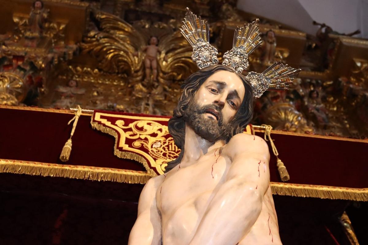 El Cristo de la Coronación de Lorca se acerca a los fieles por su cuarto de siglo