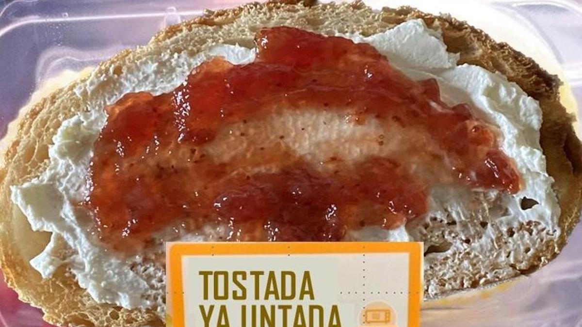 Tostada ya untada de Mercadona