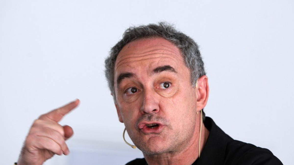 Ferran Adrià, en un acto en México, el pasado marzo.