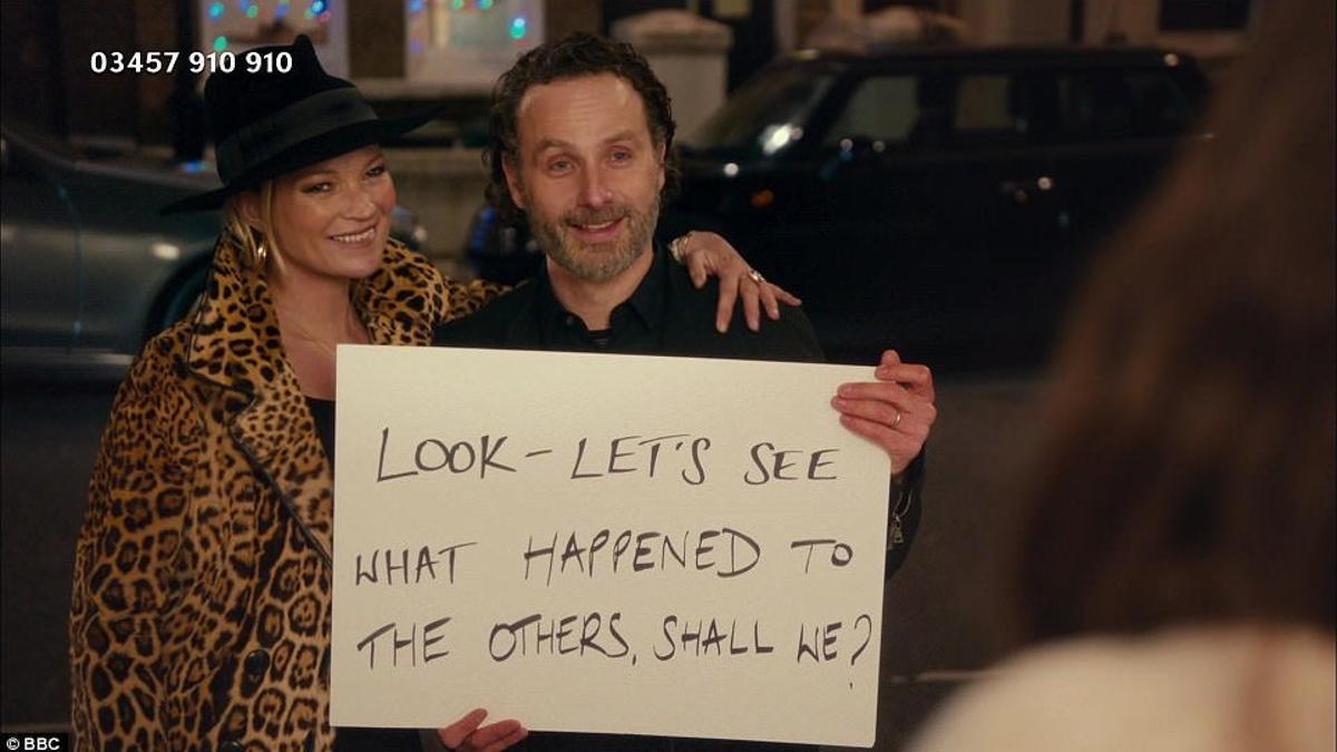 ¿Qué pinta Kate Moss en la secuela de 'Love Actually'?