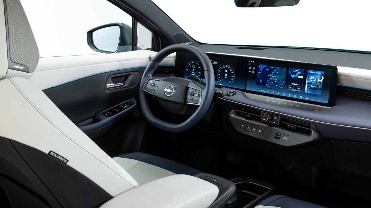 Interior del nuevo Nissan Leaf 2025