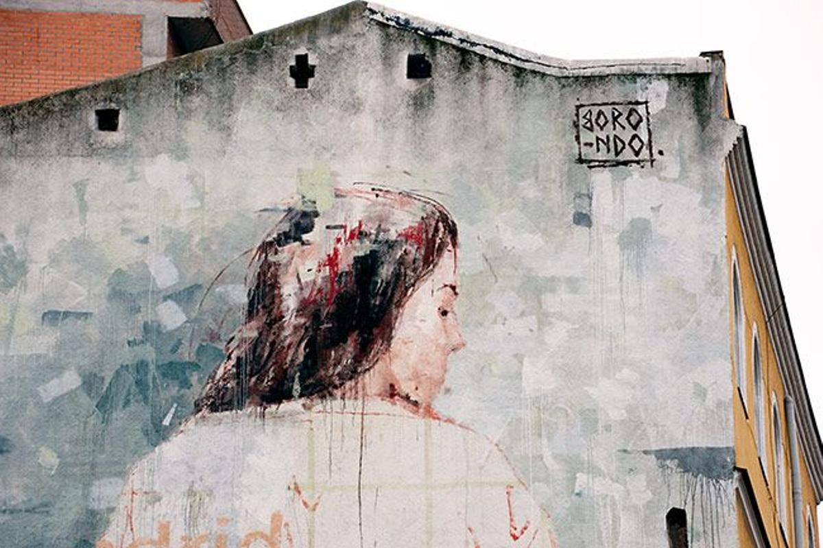 Mural de Borondo para el proyecto 'Paisaje Tetuán'