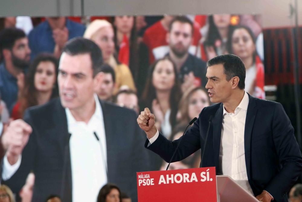 Mitin de Pedro Sánchez en Torremolinos en la campaña del 10-N.