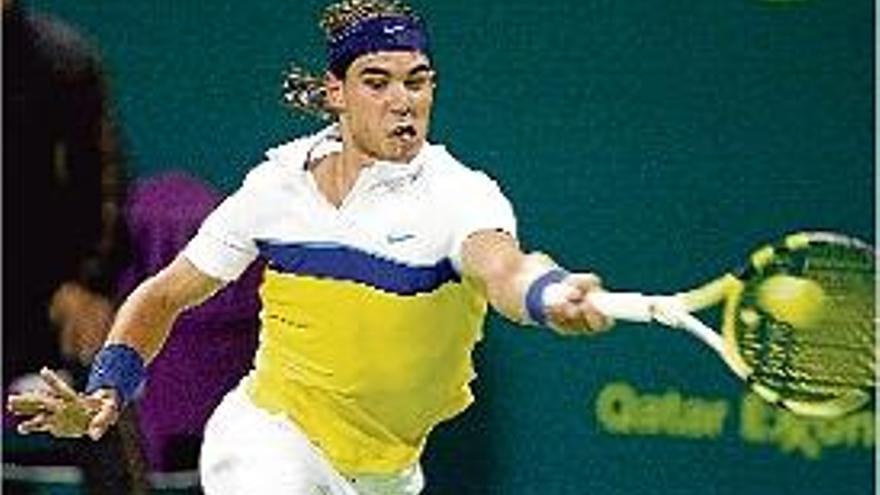 Tennis Rafa Nadal cau a Doha davant Monfils