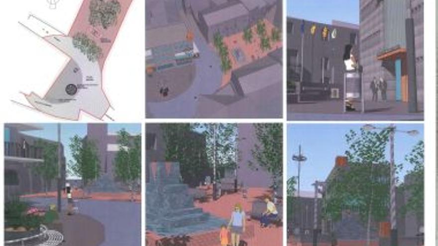 El municipio renovará todo el entorno de la plaza de España