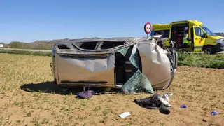 Accidente de tráfico en Villabuena del Puente: hay cuatro personas heridas