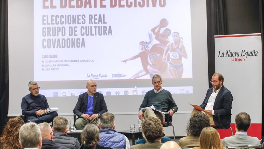 Debate decisivo de los candidatos a presidir el Grupo Covadonga: Miranda defiende el legado de Corripio, Mitre apuesta por el futuro y Sarasola, por el cambio