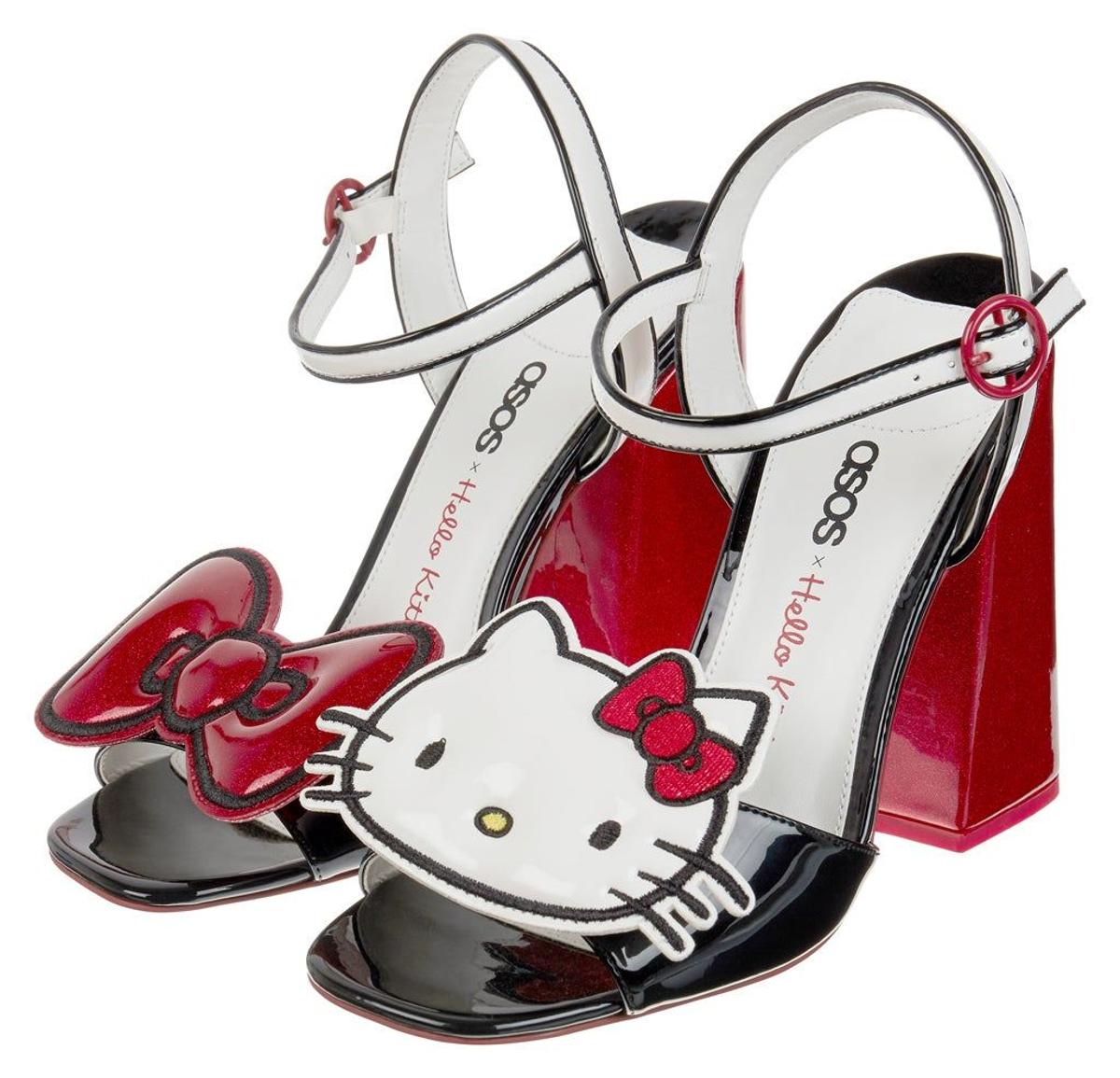 Sandalias de tiras de Asos x Hello Kitty