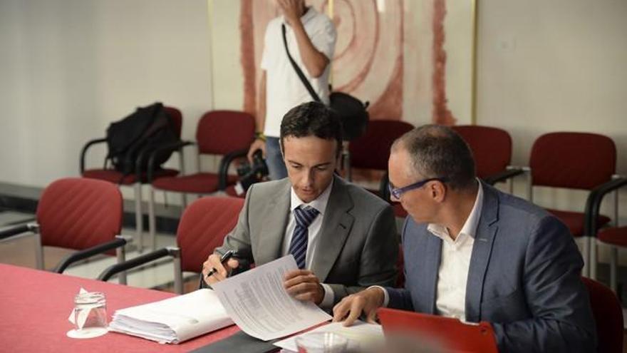 Reunión de los presidentes de cabildos con Fernando Clavijo