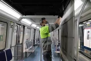 TMB ya ha retirado el 90% del amianto del metro de Barcelona